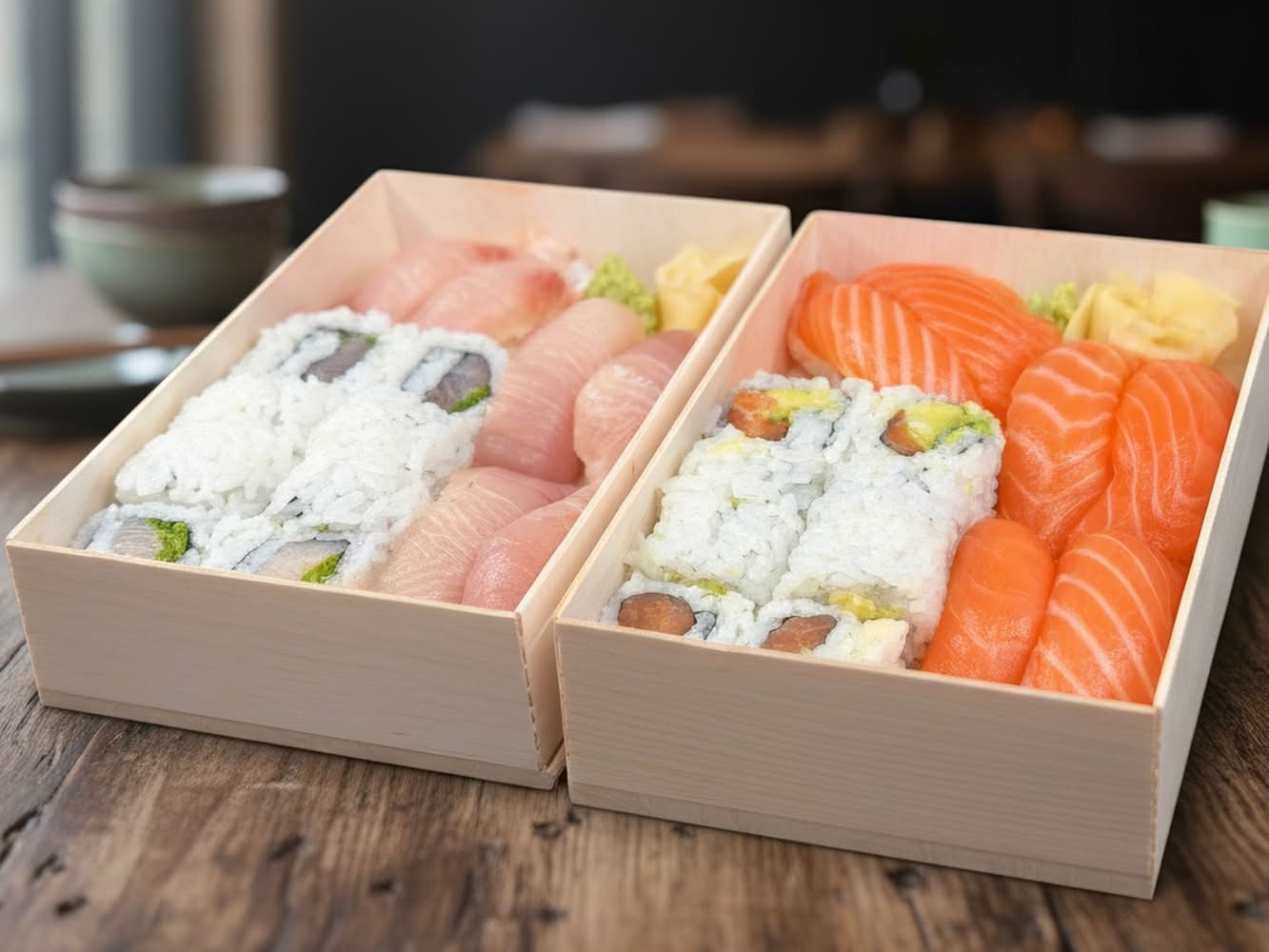 Hamachi Yellowtail & King Salmon Box