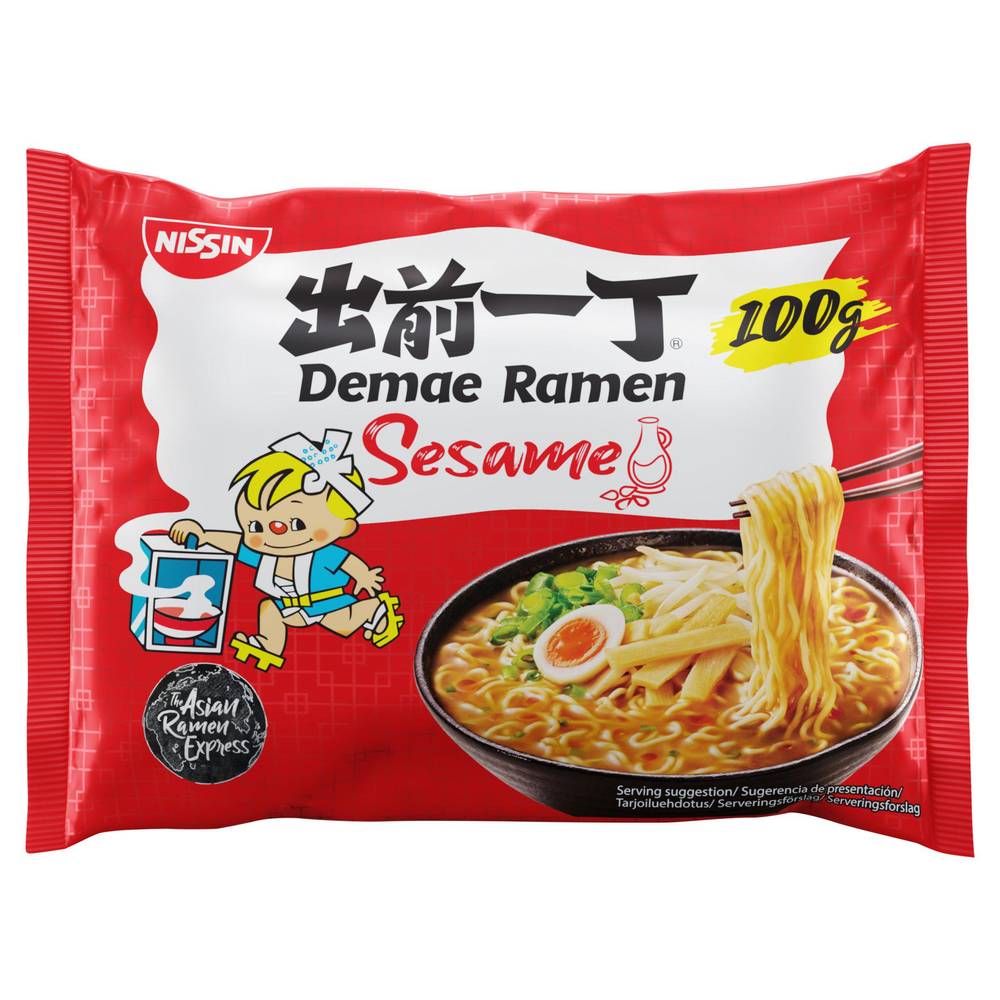 Nissin Demae Ramen Sesame Flavour Japanese Noodlesoup 100g