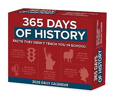 2026 Willow Creek 365 Days of History 6.18 x 1.34 Day-to-Day Calendar (53867X)