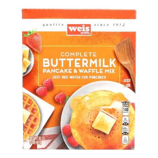 Weis Quality Pancake and Waffle Mix Buttermilk