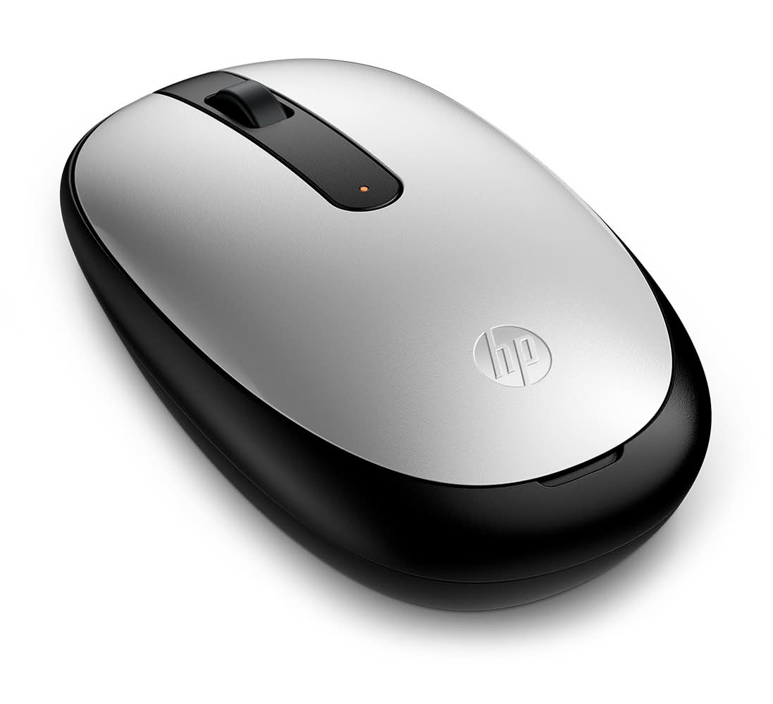 HP · Mouse inalámbrico 240 plateado (80 g)