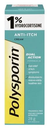 Polysporin Anti Itch Cream 1% Hydrocortisone (28 g)