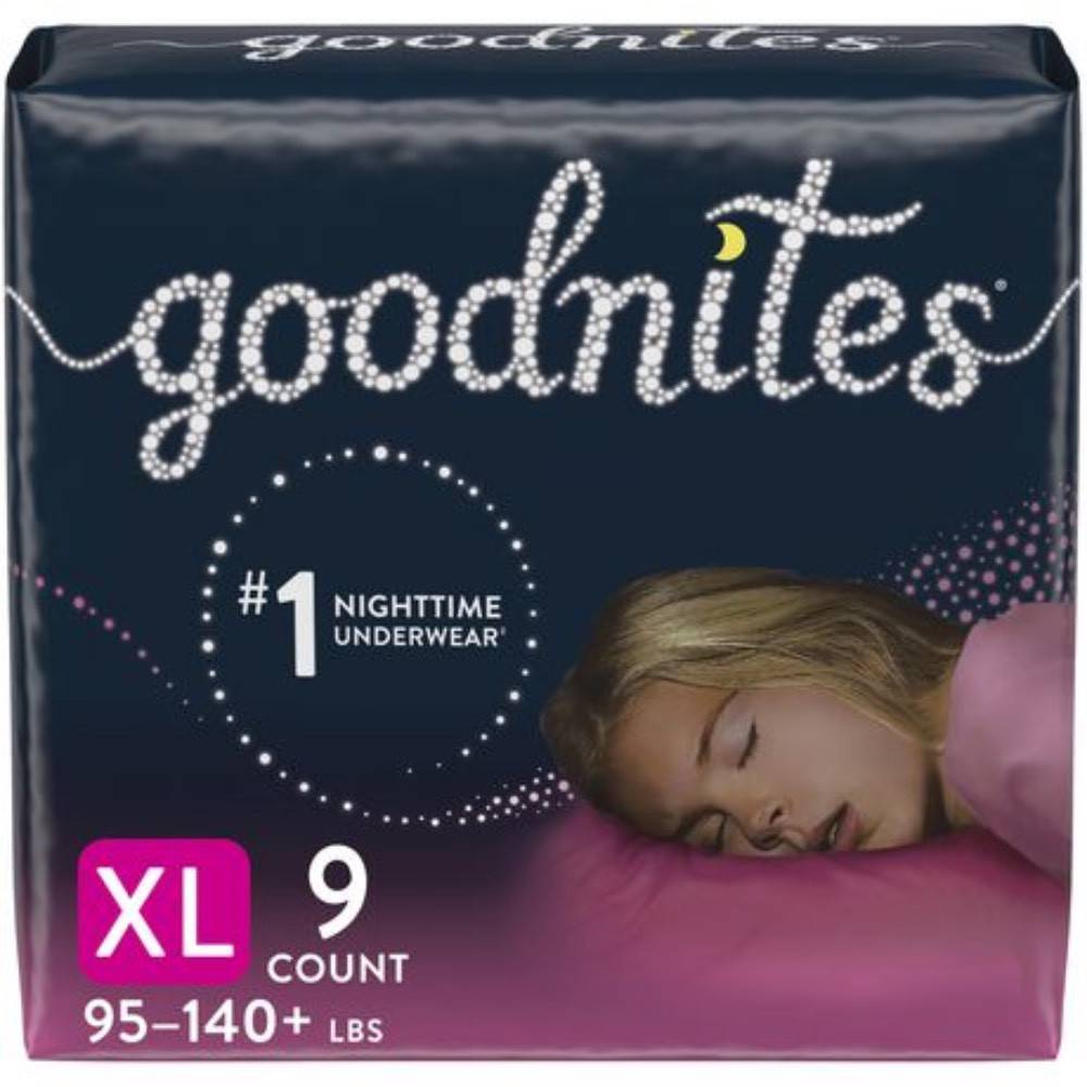 GoodNites Nighttime Bedwetting Girl Underwear Xl (450 g)