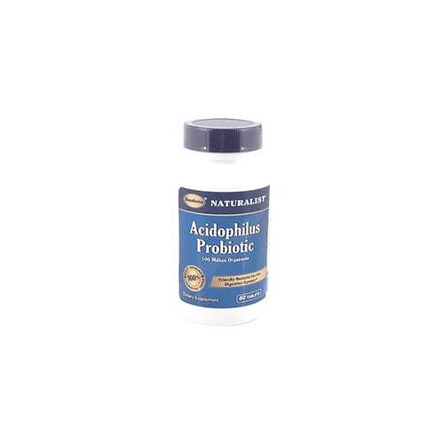 Naturalist Acidophilus Probiotic Dietary Supplement (60 tablets)