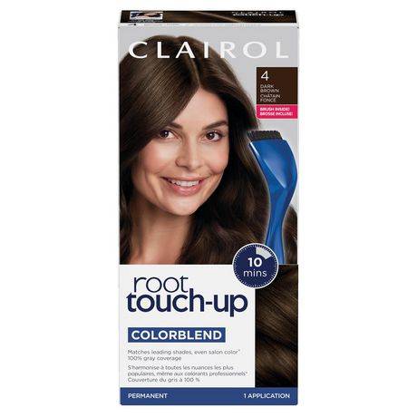 Clairol Nice 'N Easy Root Touch-Up Permanent Hair Colour, 4 Dark Brown