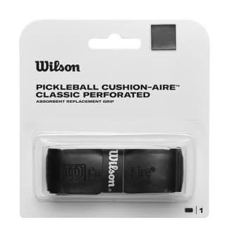 Wilson Pickleball Cushion-Aire Classic Perforated Replacement Grip, Black
