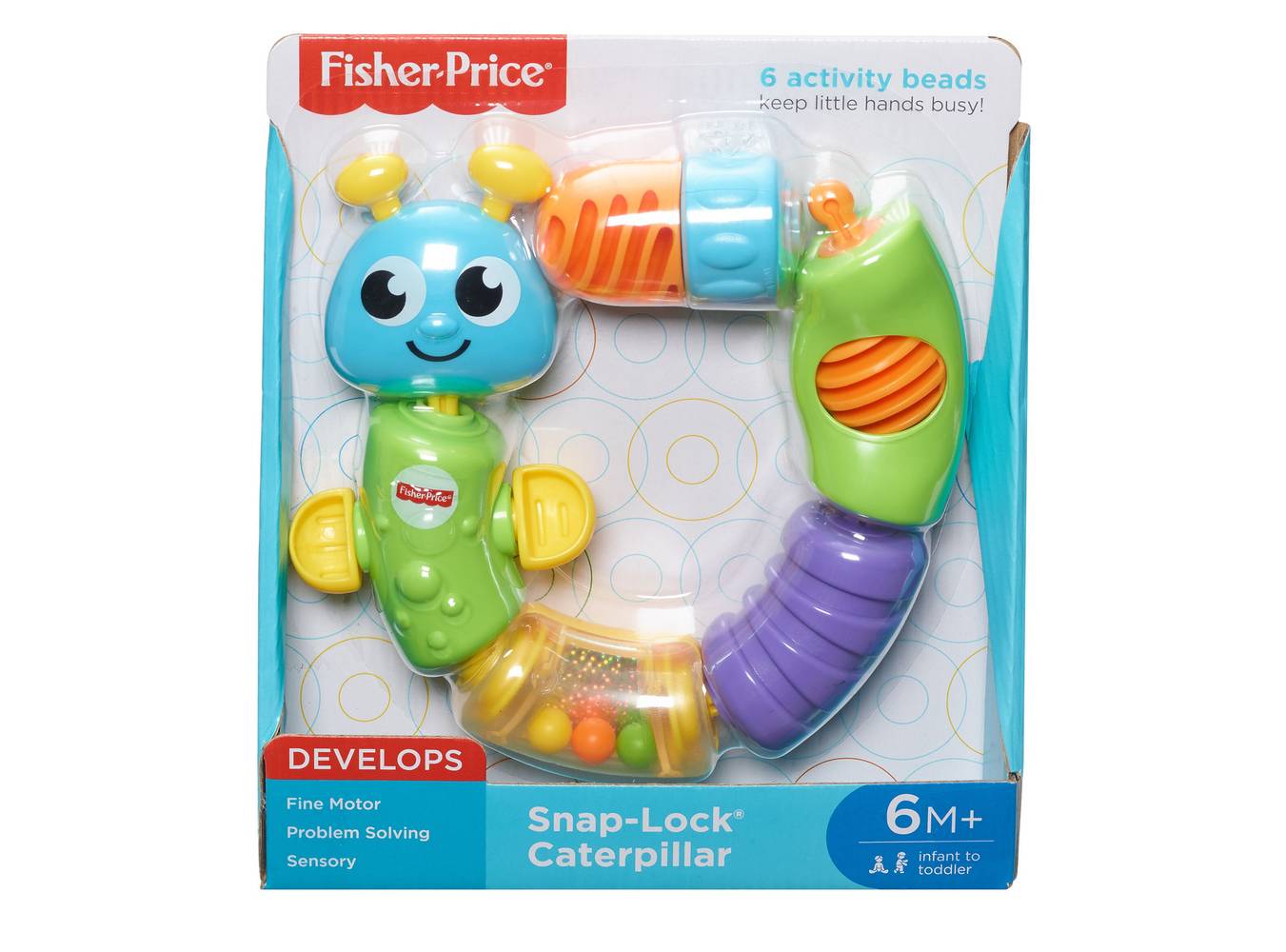 Fisher price juego de aprendizaje fisher price oruga cadena de colores