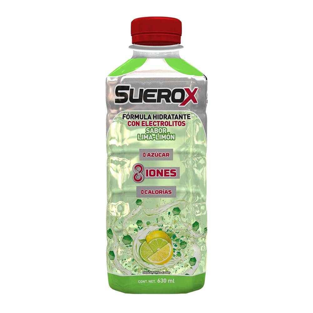 Suerox bebida hidratante (630 ml) (lima - limón)