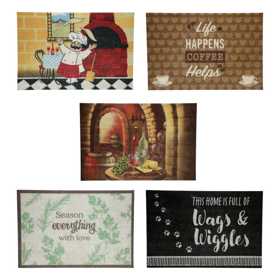 Antiskid Kitchen Mat, Assorted Designs, 1-ct.