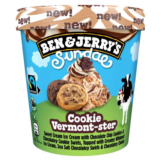 Ben & Jerry's Sundae Ice Cream (cookie vermont-ster)