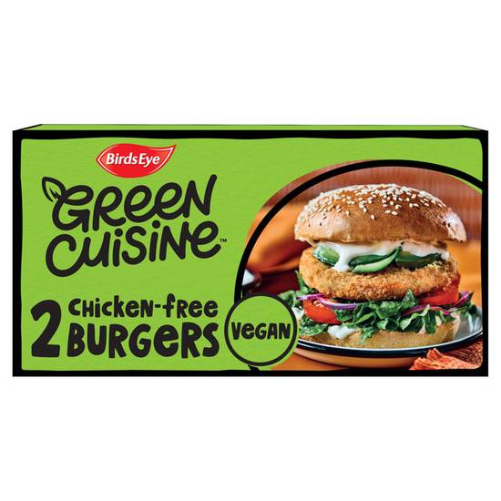 Birds Eye 2 Green Cuisine Chicken-Free Burgers 200g