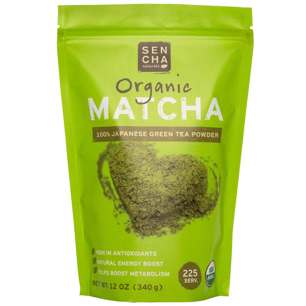 Sencha Naturals Organic Matcha Green Tea Powder (12 oz)