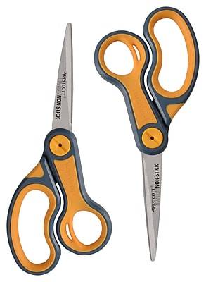 Westcott Titanium Bonded Gray/Yellow Non-Stick Scissors