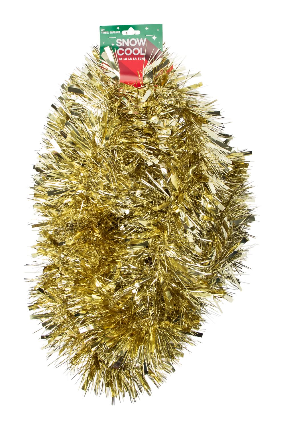 Christmas Tinsel Garland 9ft. Gold