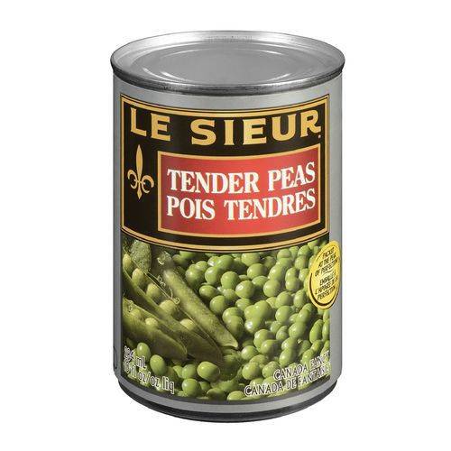 Le sieur pois verts tendres (284ml) - tender green peas (284 ml)