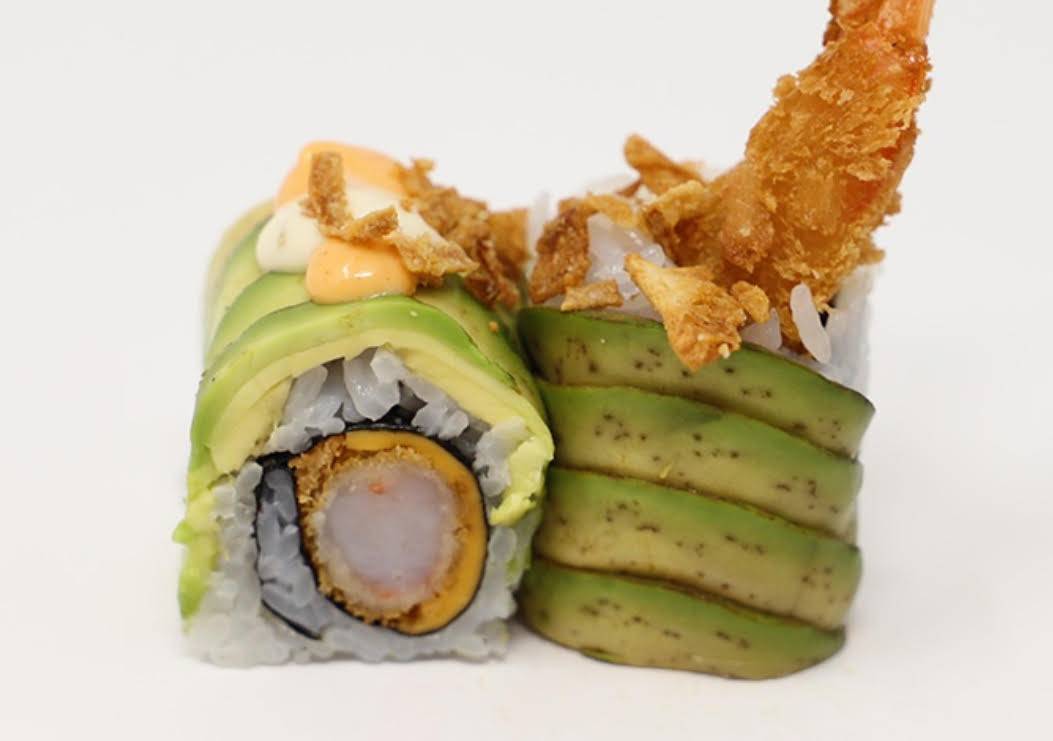 110- Dragon roll crevettes panées
