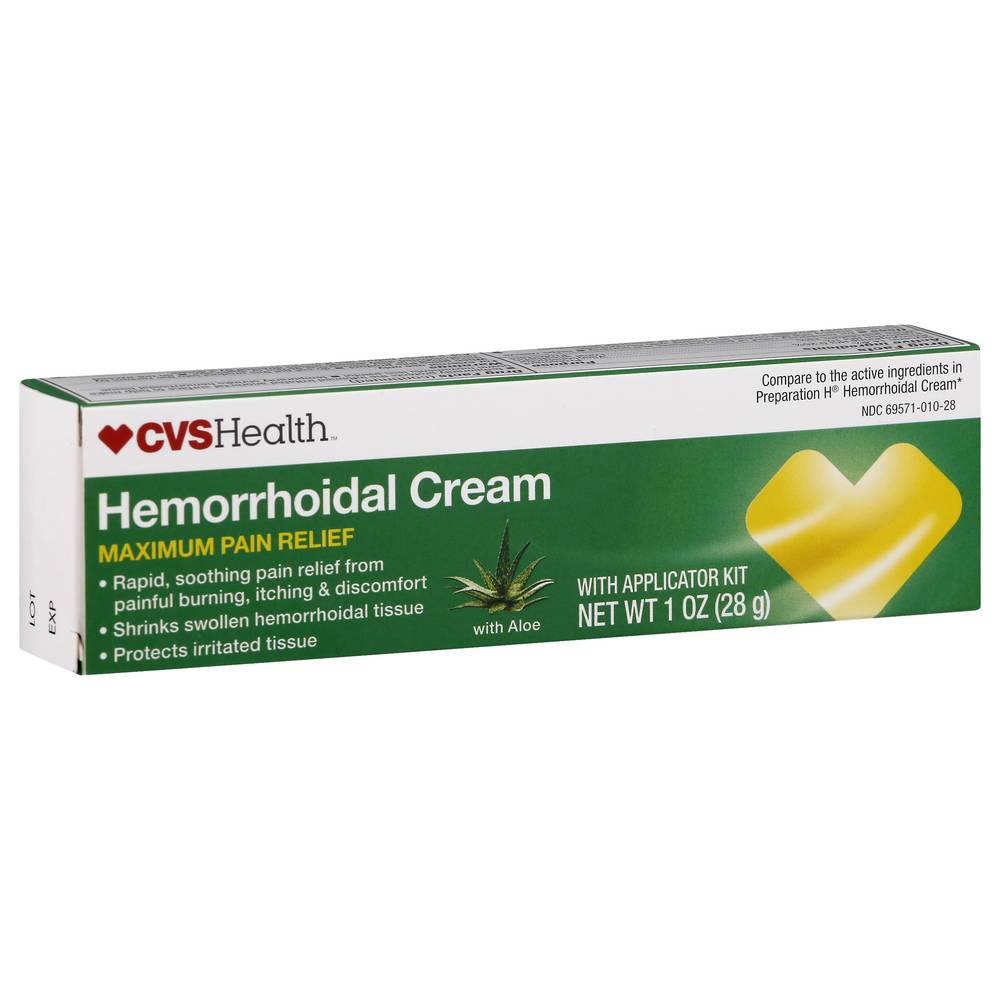 CVS Pharmacy Health Hemorrhoidal Cream With Aloe (1 oz)