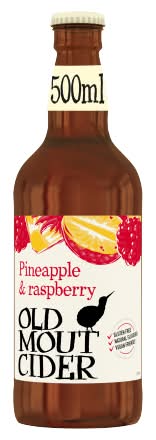 Old Mout Cider Pineapple & Raspberry, Flavoured Fruit Cider (500ml)
