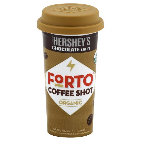 Forto Coffee Shot Organic Hershey's Chocolate Latte (2 fl oz)
