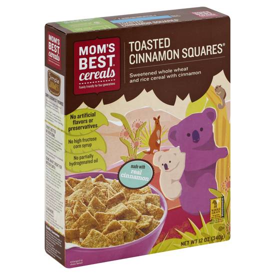 Mom's Best Toasted Cinnamon Squares Cereal