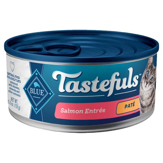 Blue Buffalo Adult Pate Salmon Entree Food For Cats