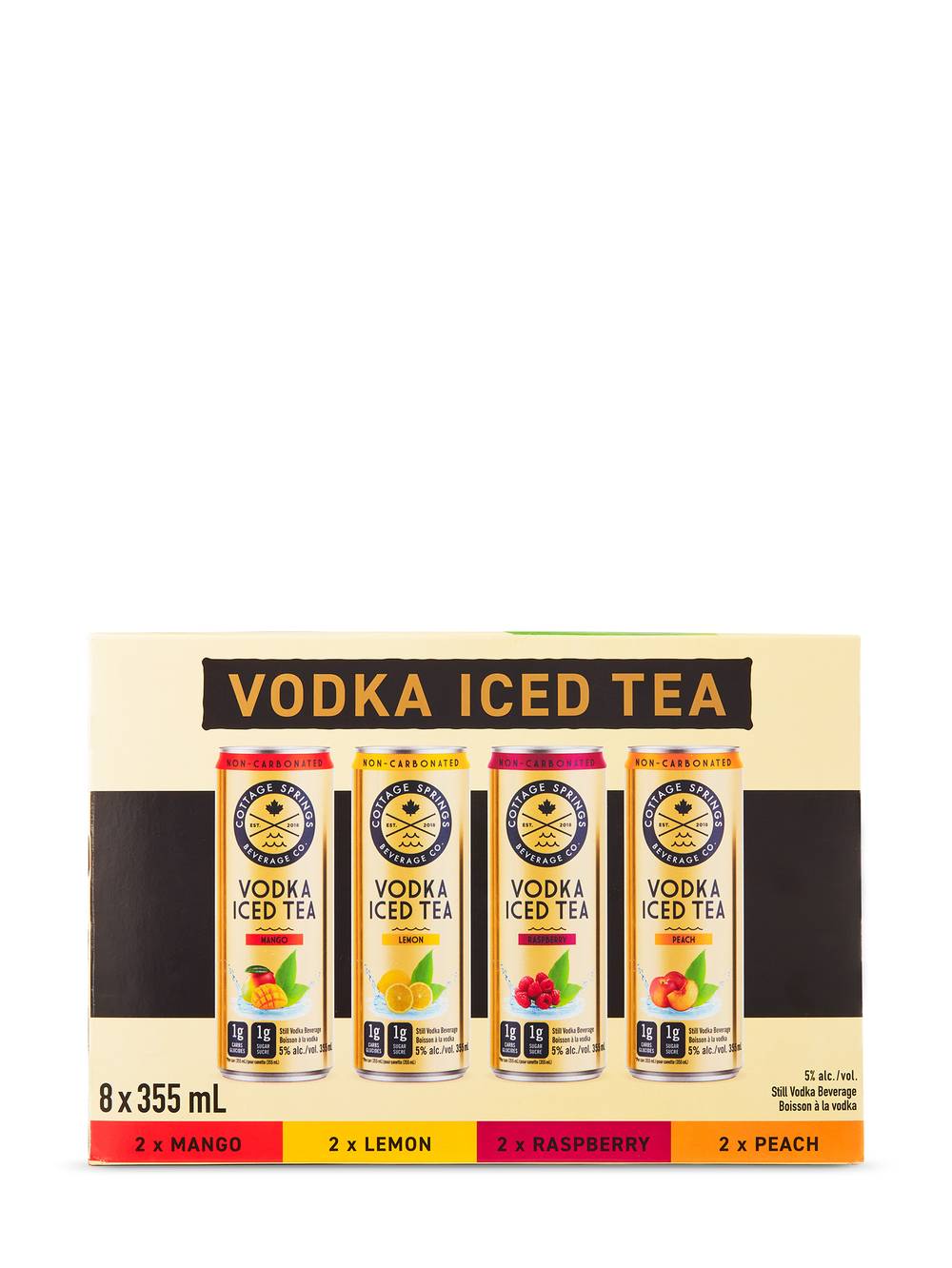 Cottage Springs Vodka Iced Tea Mixed 8 Pack