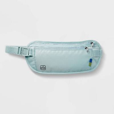 Open Story Rfid Blocking Waist Pouch, Puritan Gray