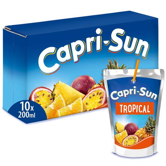 Capri Sun - Boisson aux fruits (10 pièces, 200 ml) (tropical)