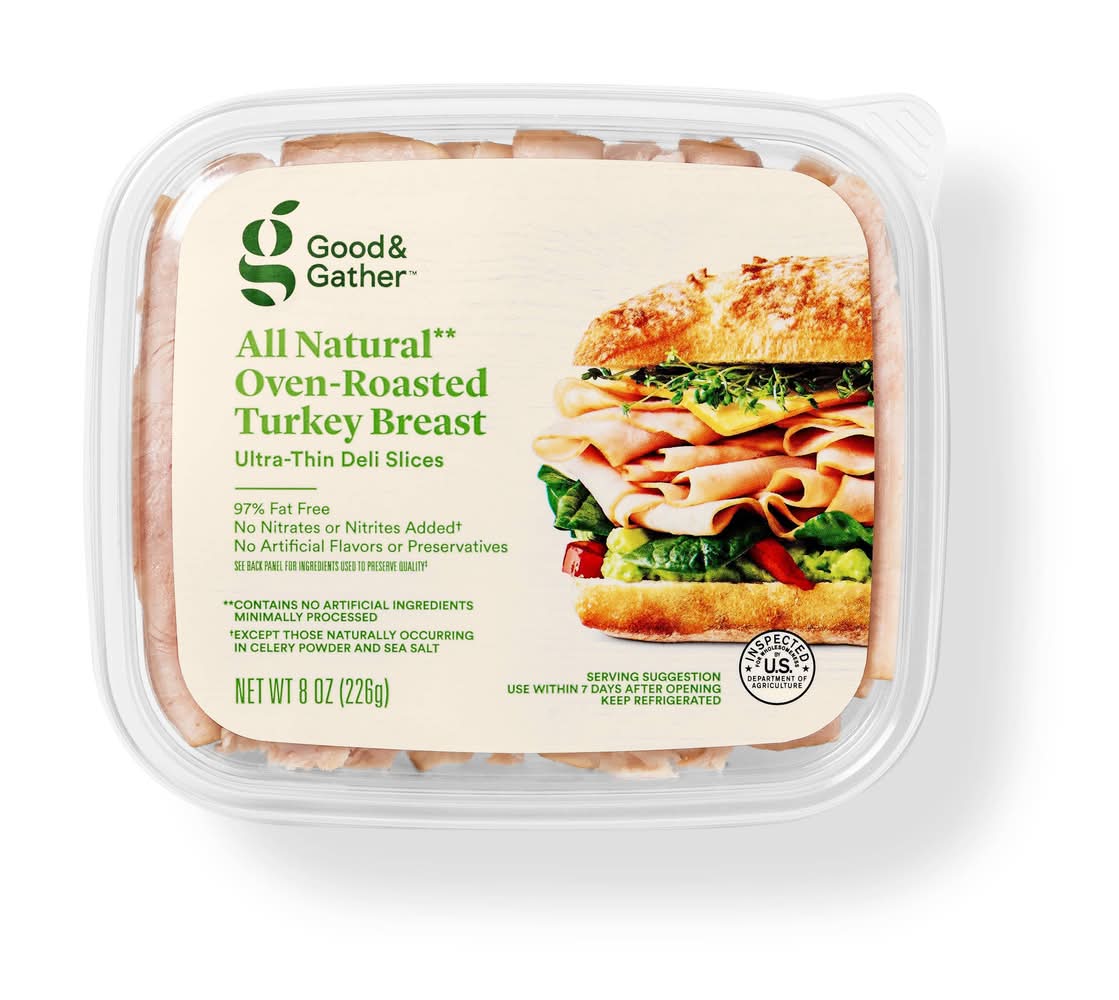 Good & Gather All Natural Oven Roasted Turkey Breast (8 oz)