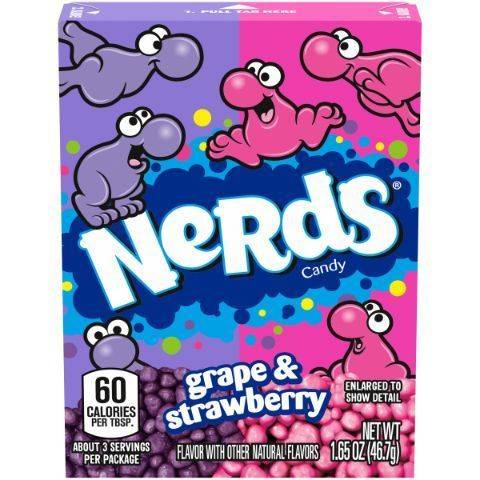 NERDS Grape & Strawberry Candy 1.65oz Box