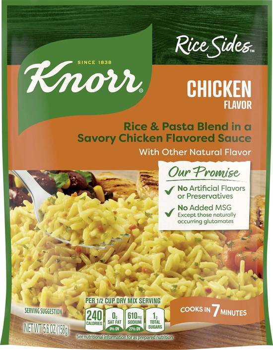 Knorr Rice Sides Chicken Rice Blend Rice Mix - 5.6oz : Target