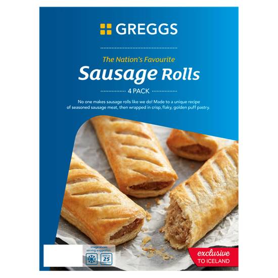 Greggs 4Pk Sausage Roll
