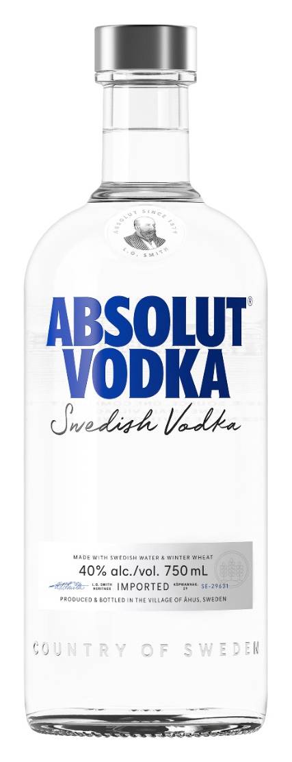 Absolut Swedish Vodka (750 ml)