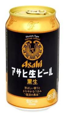 アサヒ 生ビール 黒生 (350mL)