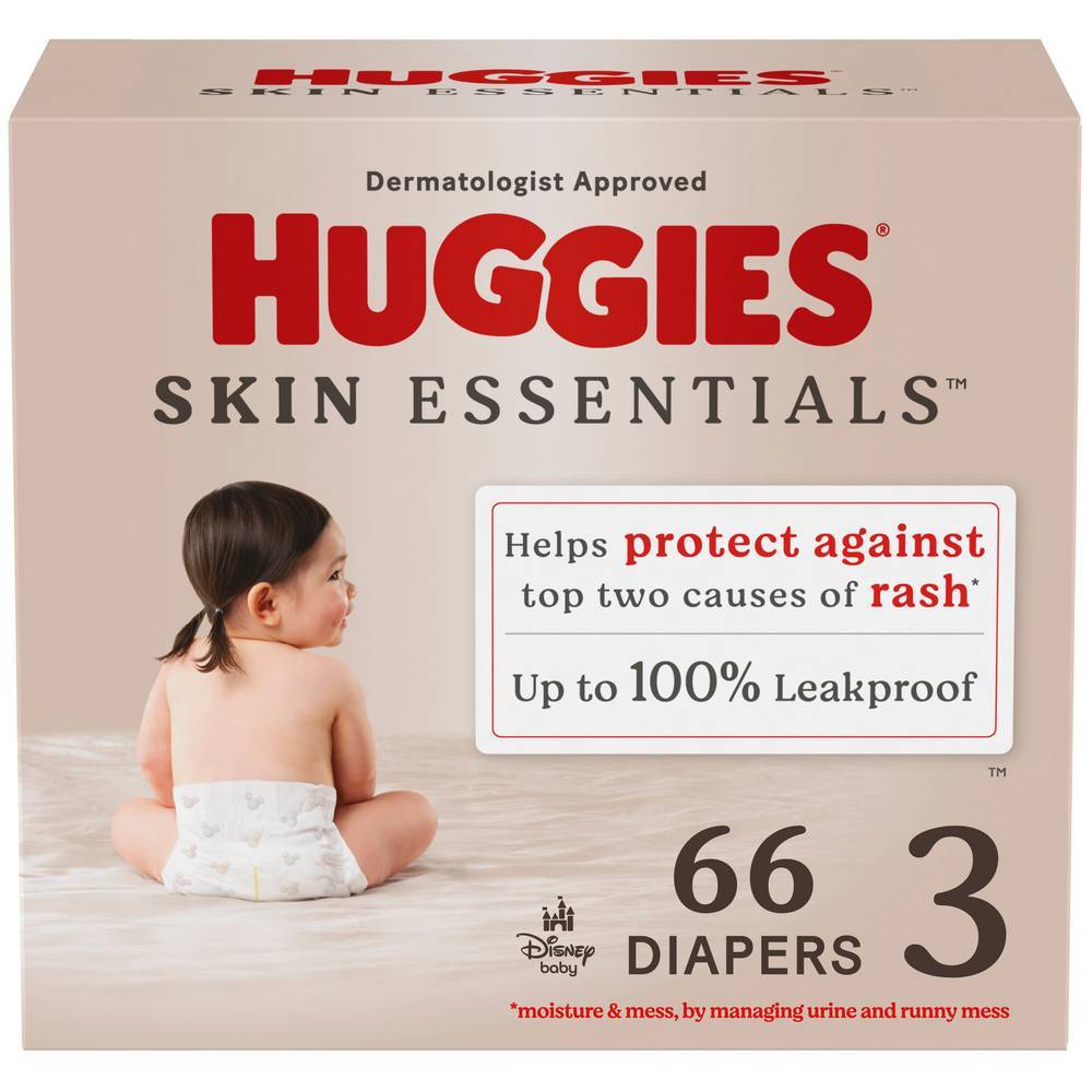 Huggies Skin Essentials Baby Diapers (66 ct)