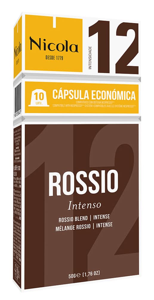 Nicola - Cápsulas Nicola Intenso Rossio 10 Unid