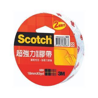 3M669超強力雙面膠帶18mm