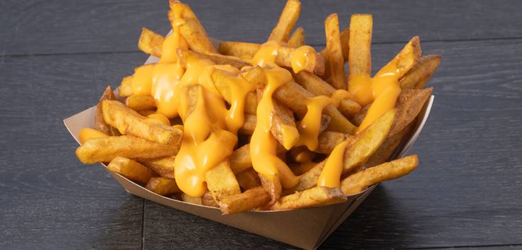 Frites et Cheddar fondu
