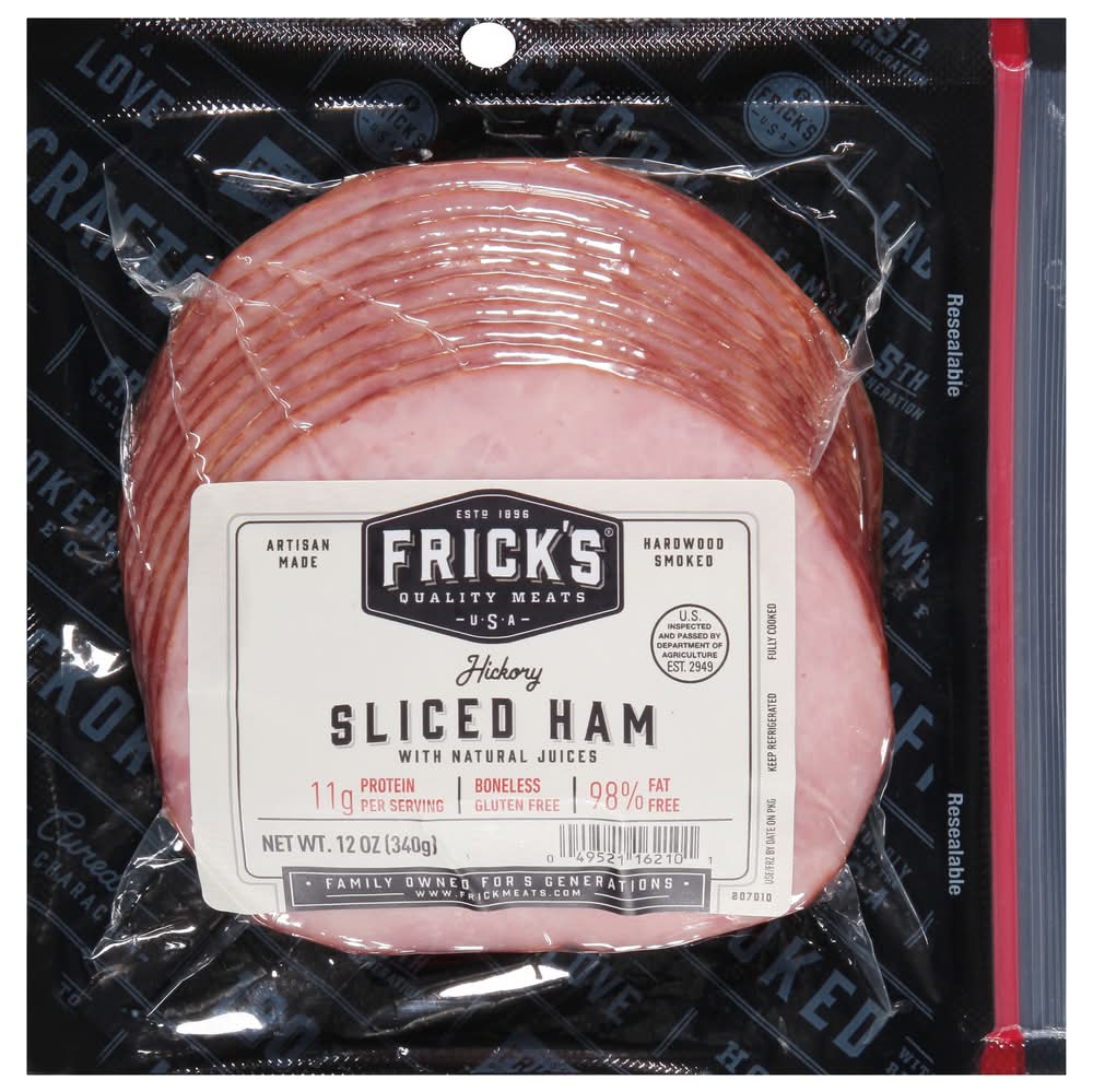 Frick's Boneless Hickory Sliced Ham (12 oz)