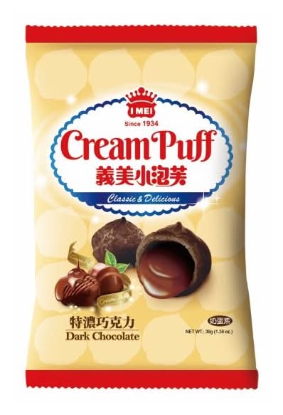 義美特濃巧克力小泡芙