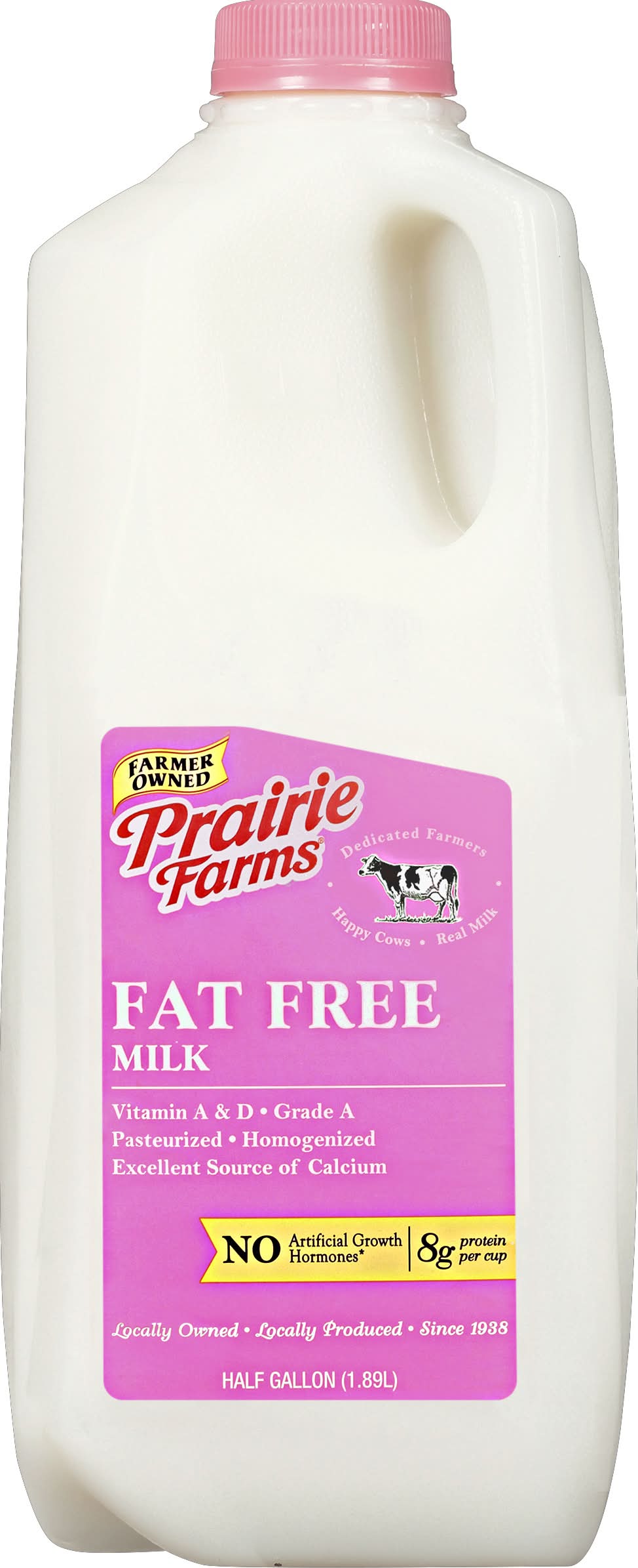 Prairie Farms Fat Free Milk (0.5 gal)