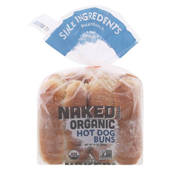 Naked Bread Organic Hot Dog Buns (8 pack)