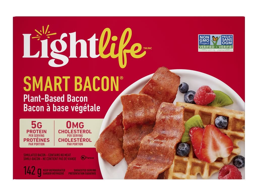 Lightlife Smart Bacon Vegan Bacon Strips (142 g)