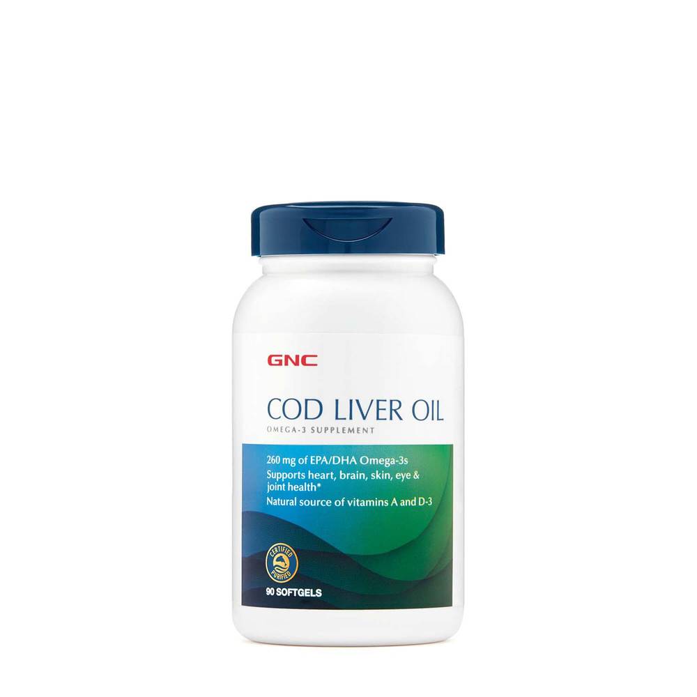 Cod Liver Oil - 90 Softgels (90 Servings)