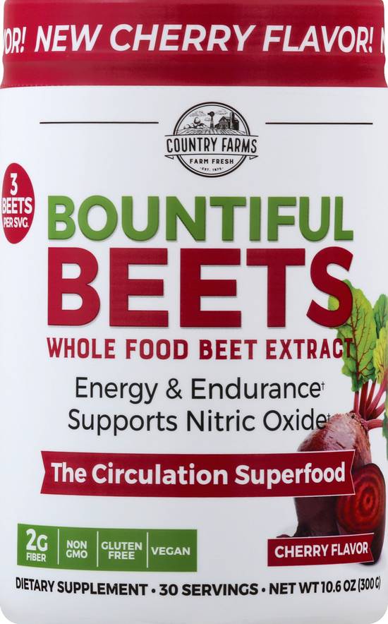 Country Farms Bountiful Beets Whole Food Cherry Supplement (10.6 oz)