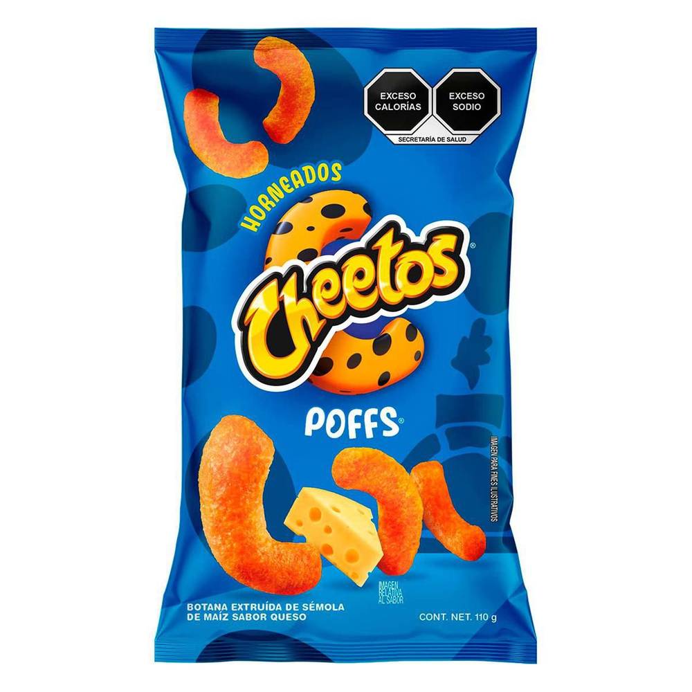 Cheetos · Poffs botanas de maíz, queso (100 g)