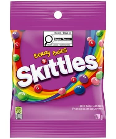 Skittles Chewy Candys, Wild Berry (170 g)