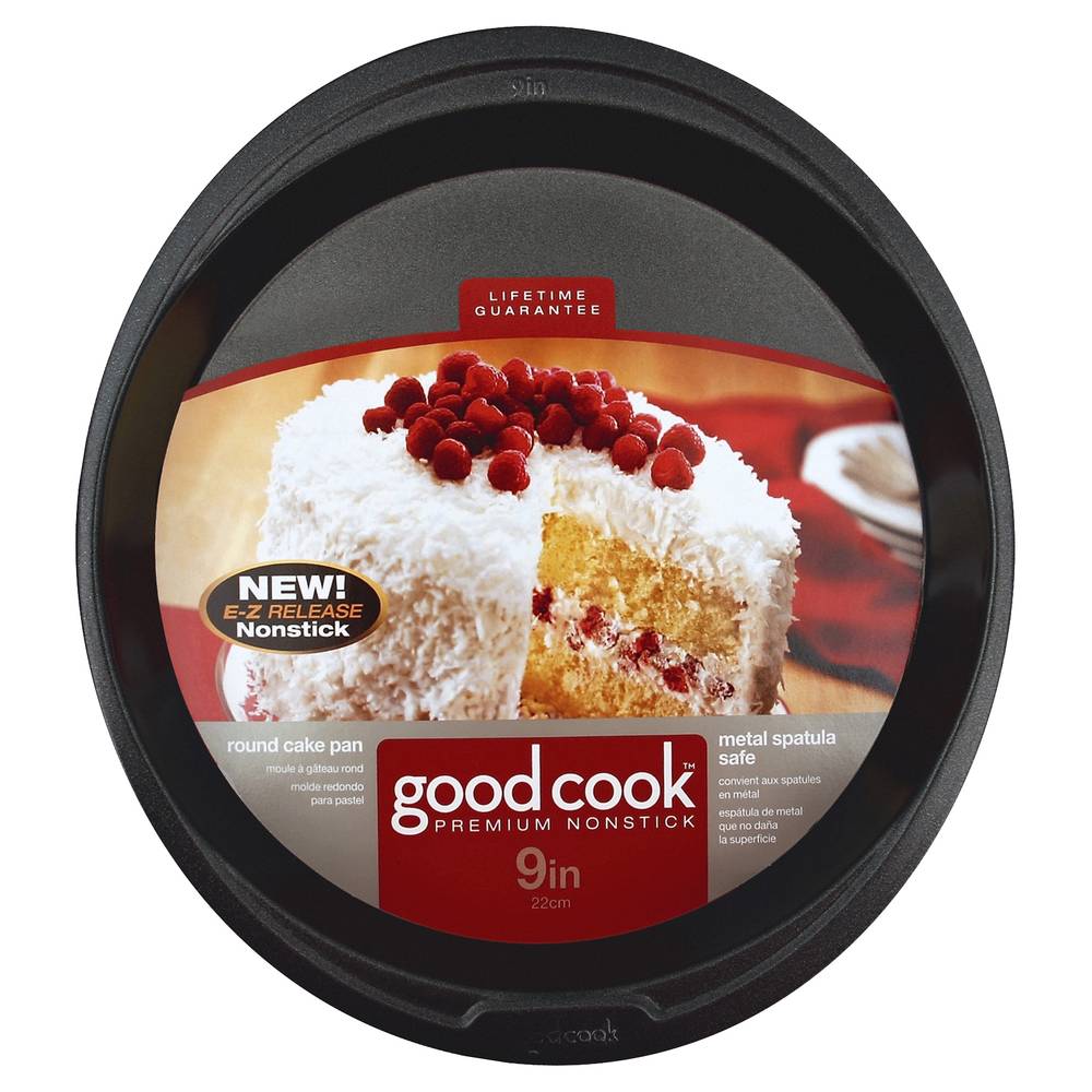 GoodCook Premium 9" Nonstick E-Z Release Round Cake Pan