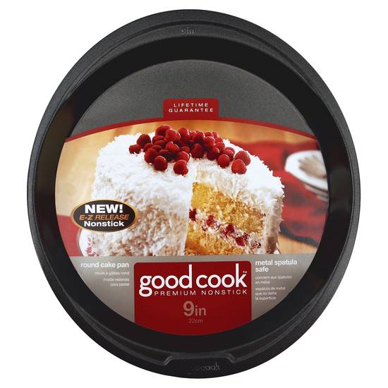 Goodcook Premium 9" Nonstick E-Z Release Round Cake Pan