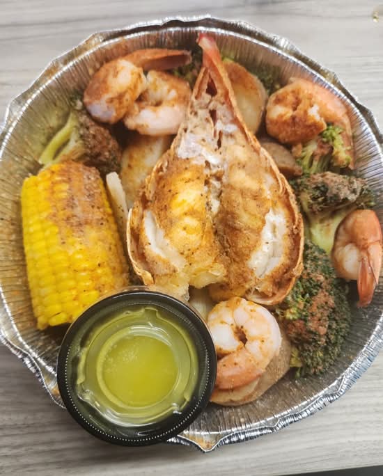 Steamed Lobster Tail